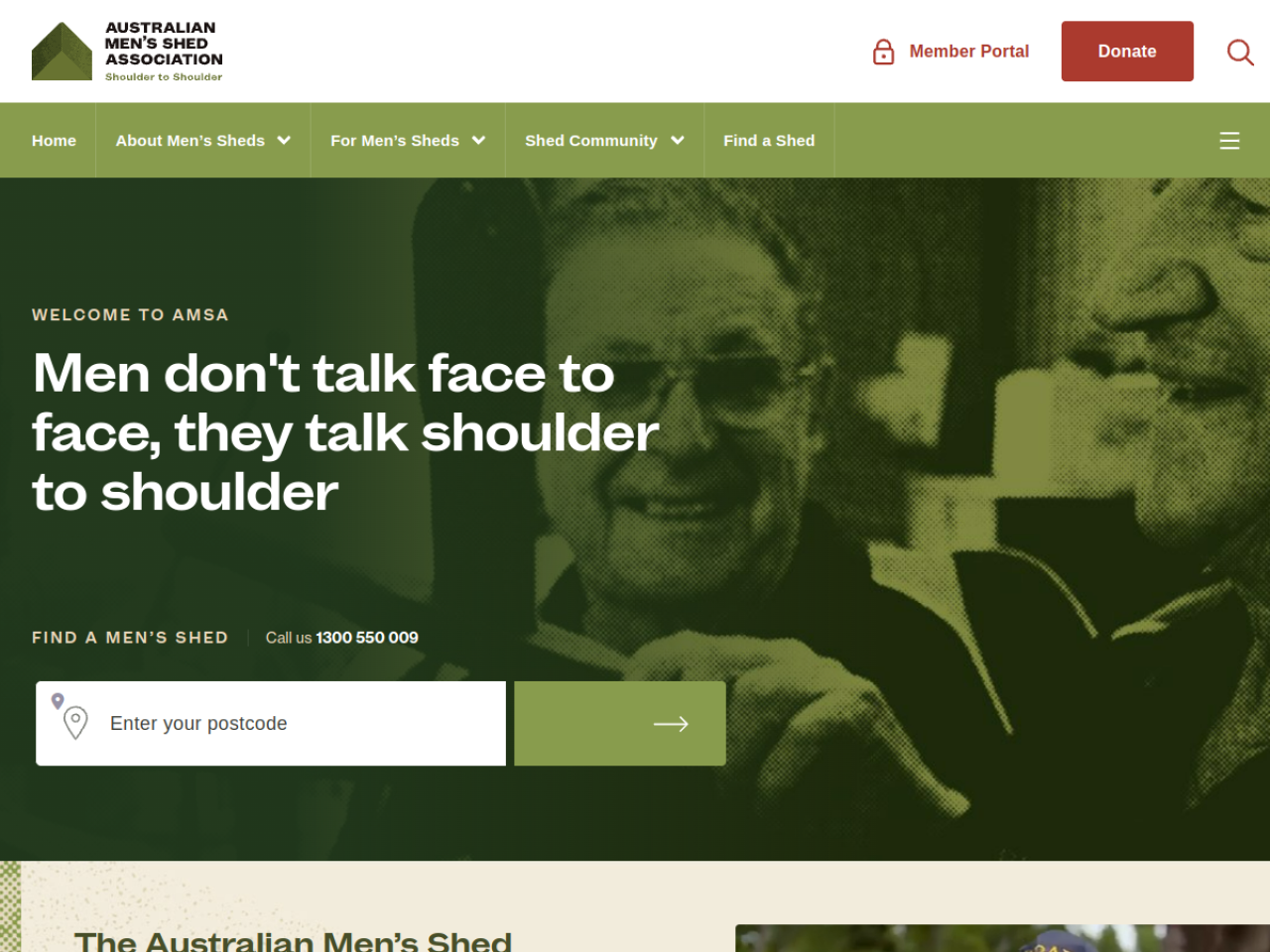 Australian Men's Shed Association website