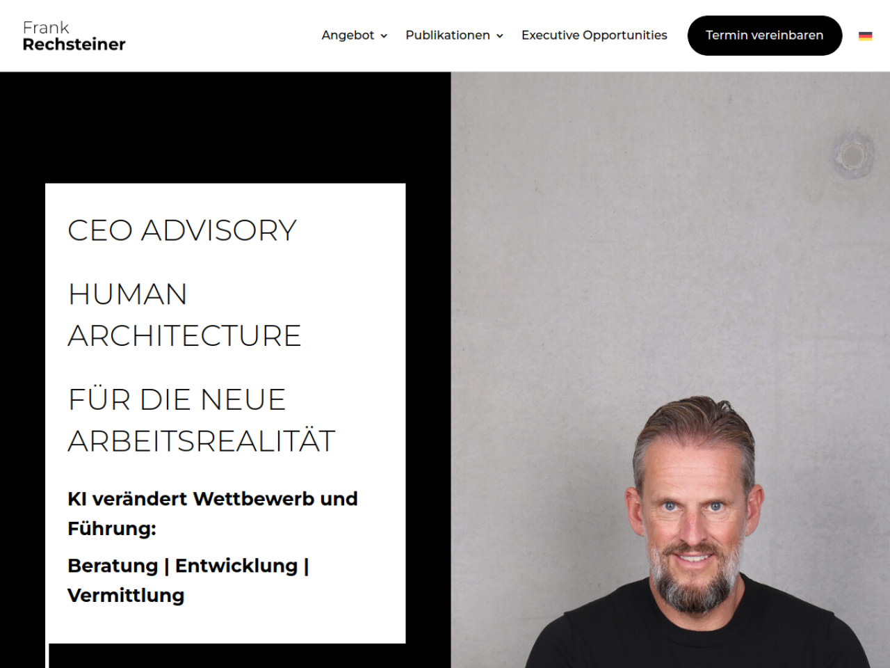 Frank Rechsteiner (CEO / Men's Retreat) website