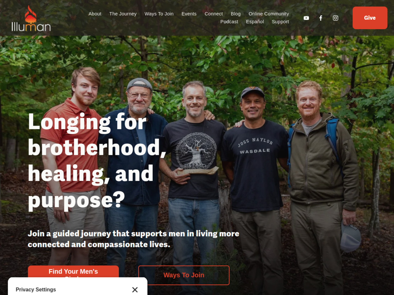 Illuman (Men's Rites of Passage) website