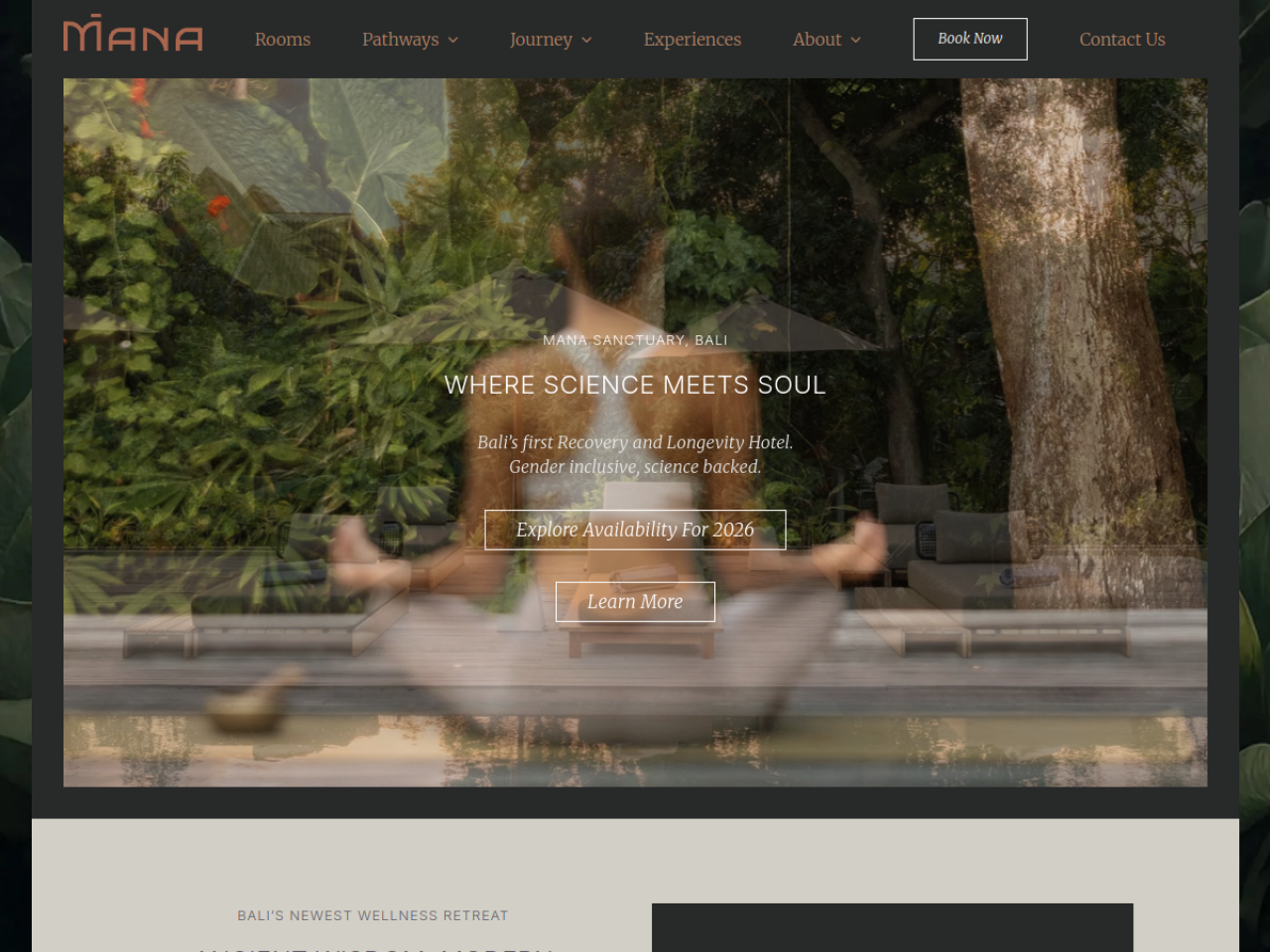 Mana Sanctuary website