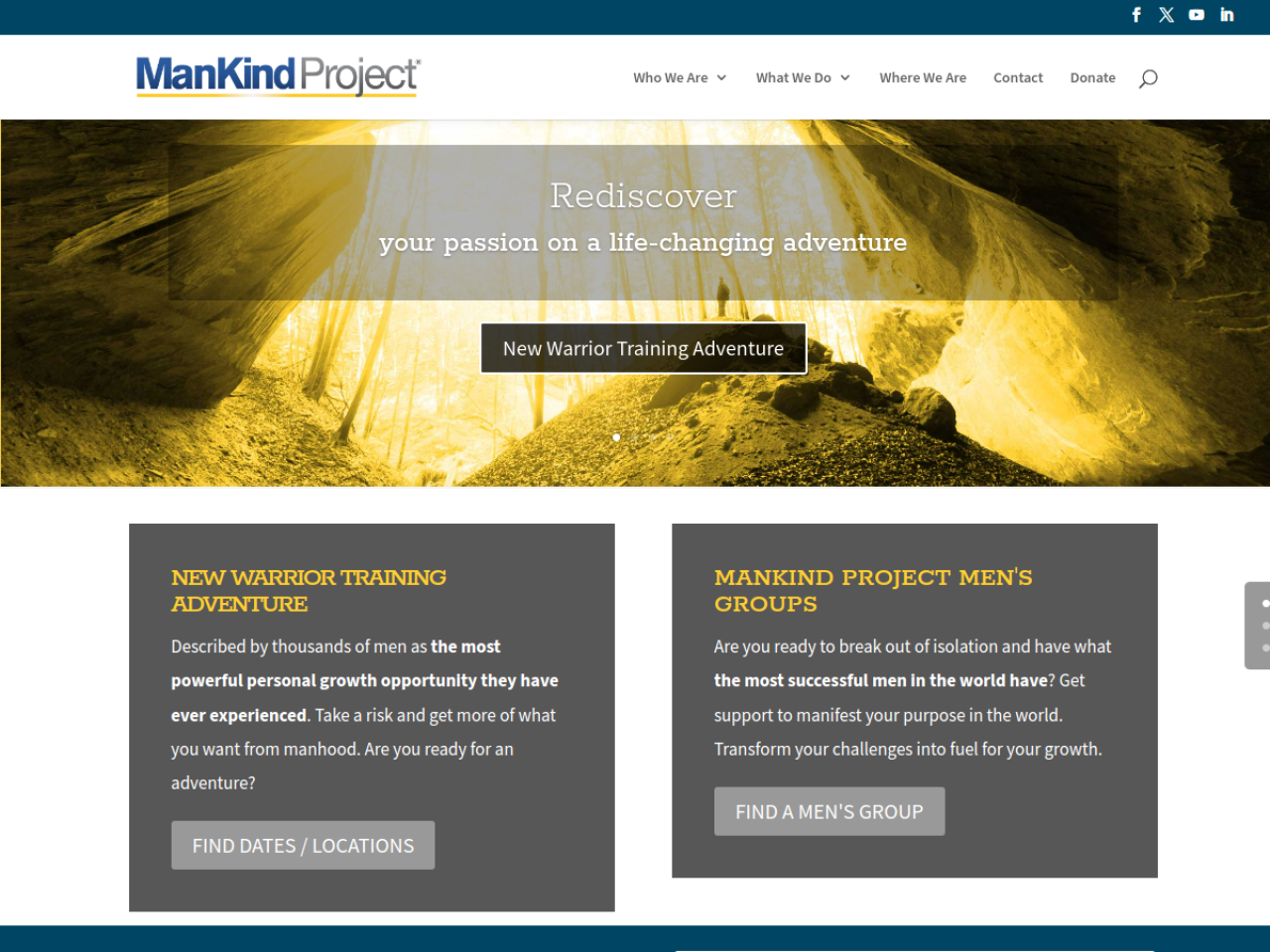 ManKind Project Nordic website