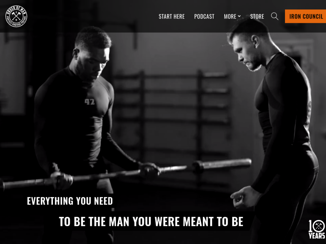 Order of Man website