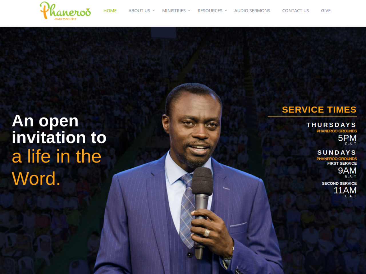 Phaneroo Men Gather website