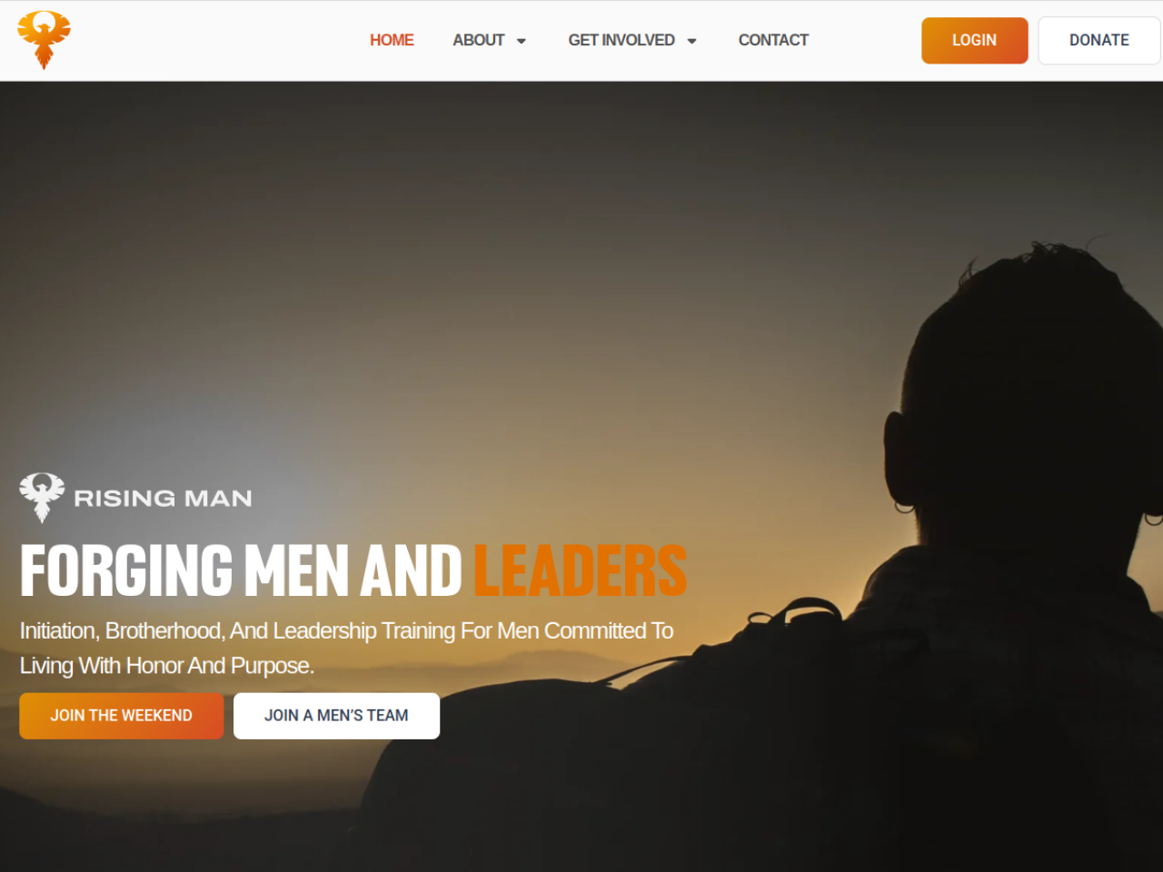 Rising Man website